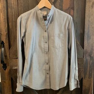 Filson Gray Button Down Shirt Lightweight Top